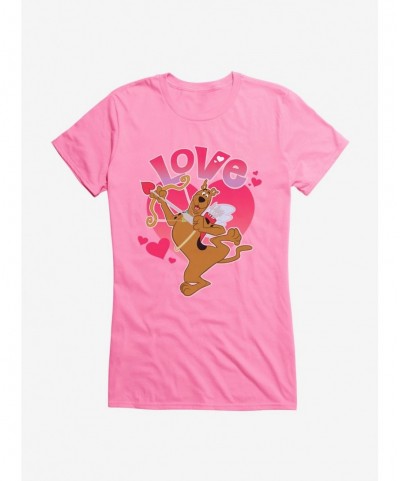 Festival Price Scooby-Doo Valentines Cupid Love Girls T-Shirt $9.76 T-Shirts