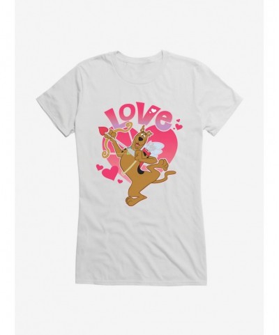 Festival Price Scooby-Doo Valentines Cupid Love Girls T-Shirt $9.76 T-Shirts