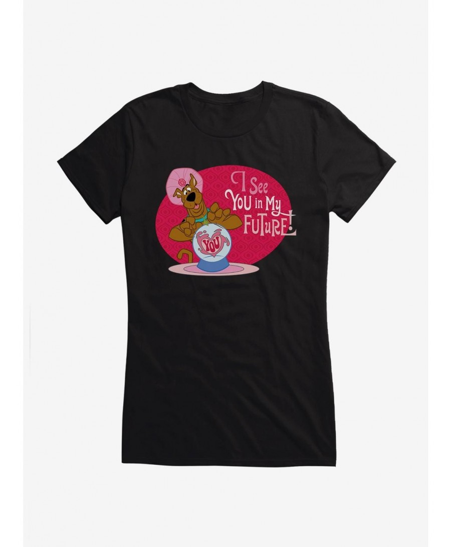 Pre-sale Scooby-Doo Valentines I See You In My Future! Fortune Teller Girls T-Shirt $9.56 T-Shirts