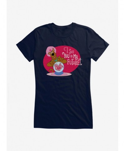 Pre-sale Scooby-Doo Valentines I See You In My Future! Fortune Teller Girls T-Shirt $9.56 T-Shirts