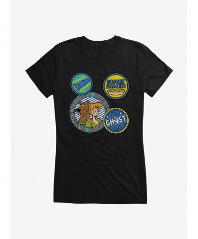 Limited Time Special Scooby-Doo Number One Ghost Hunter Badges Girls T-Shirt $6.77 T-Shirts