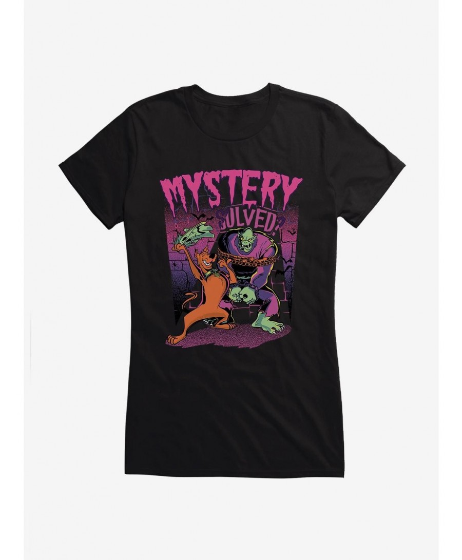 Cheap Sale Scooby-Doo Unmasked Mystery Solved? Girls T-Shirt $8.17 T-Shirts