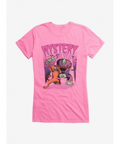 Cheap Sale Scooby-Doo Unmasked Mystery Solved? Girls T-Shirt $8.17 T-Shirts