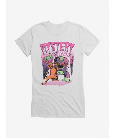 Cheap Sale Scooby-Doo Unmasked Mystery Solved? Girls T-Shirt $8.17 T-Shirts