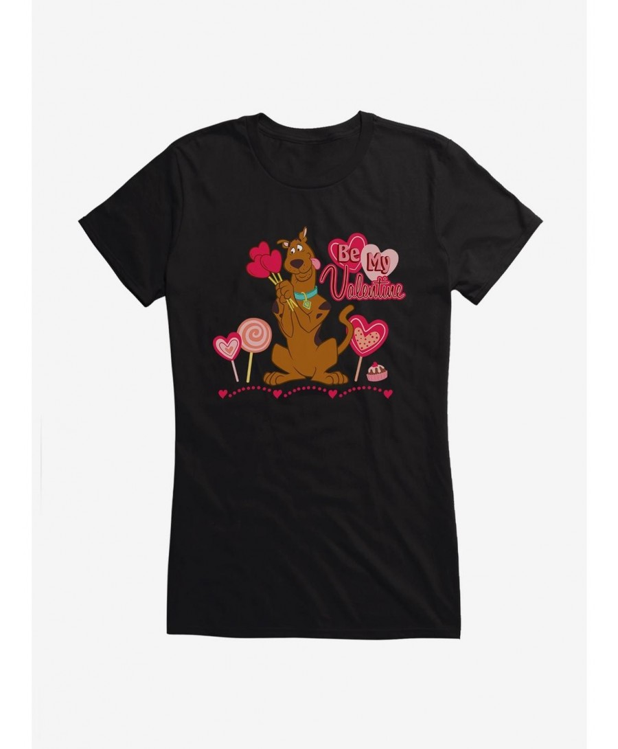 Absolute Discount Scooby-Doo Valentines Be My Valentine Heart Treats Girls T-Shirt $7.97 T-Shirts