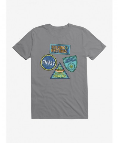 Pre-sale Discount Scooby-Doo Solving Mysteries Scooby Badges T-Shirt $6.31 T-Shirts