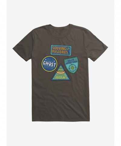 Pre-sale Discount Scooby-Doo Solving Mysteries Scooby Badges T-Shirt $6.31 T-Shirts