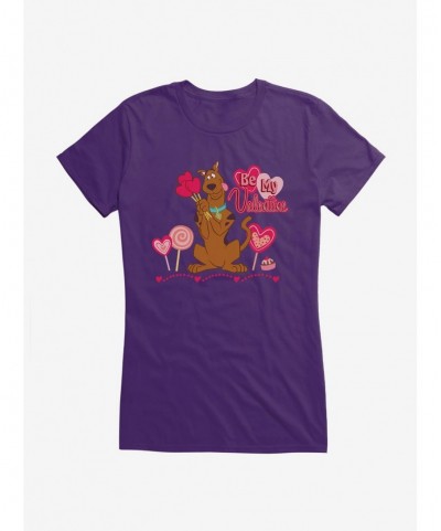 Absolute Discount Scooby-Doo Valentines Be My Valentine Heart Treats Girls T-Shirt $7.97 T-Shirts