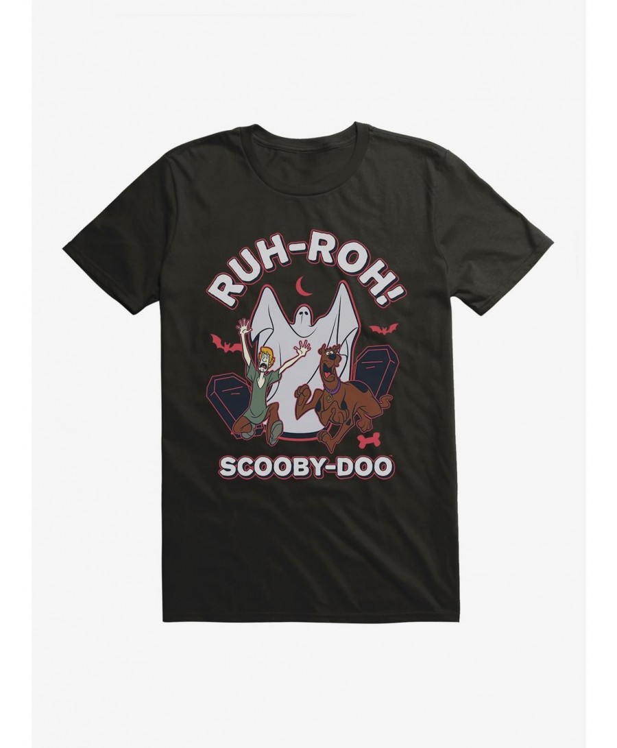 Premium Scooby-Doo Ruh-Roh Ghost T-Shirt $8.03 T-Shirts