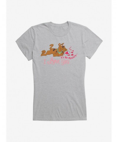 Flash Sale Scooby-Doo Valentines It's No Mystery, I Love You Girls T-Shirt $9.96 T-Shirts