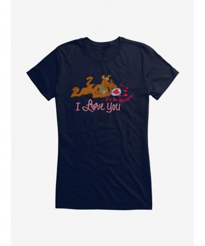 Flash Sale Scooby-Doo Valentines It's No Mystery, I Love You Girls T-Shirt $9.96 T-Shirts