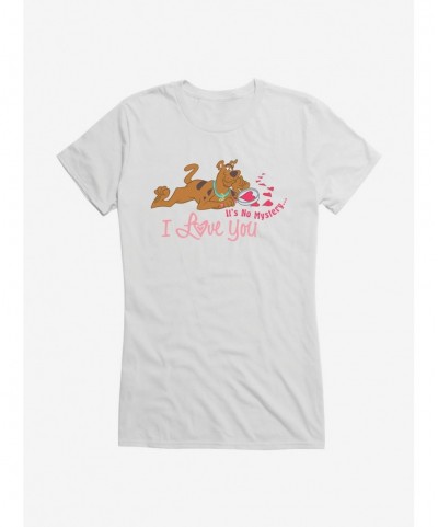 Flash Sale Scooby-Doo Valentines It's No Mystery, I Love You Girls T-Shirt $9.96 T-Shirts