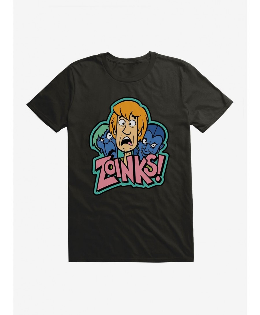 Crazy Deals Scooby-Doo Zoinks Monsters Behind Shaggy T-Shirt $9.18 T-Shirts