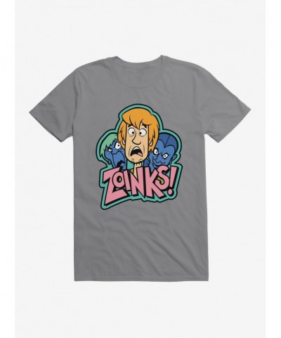 Crazy Deals Scooby-Doo Zoinks Monsters Behind Shaggy T-Shirt $9.18 T-Shirts