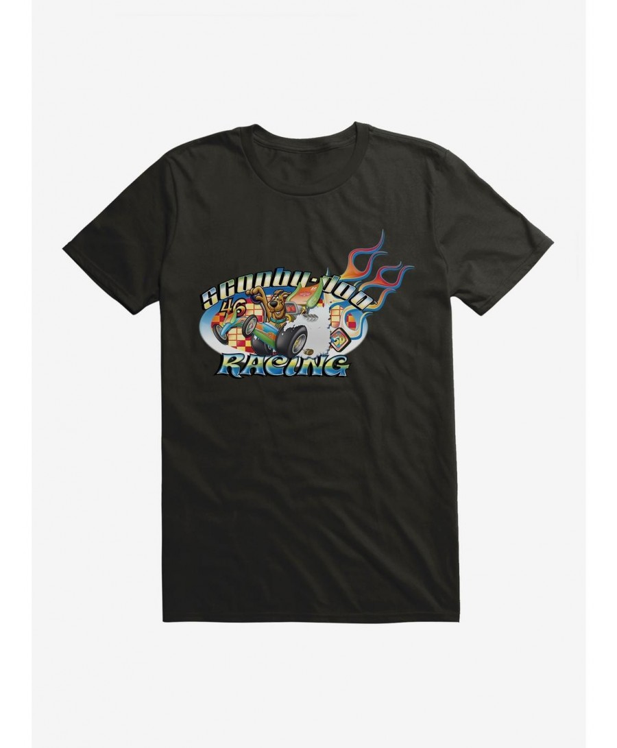 Trendy Scooby-Doo Racing Fire Flames T-Shirt $7.65 T-Shirts