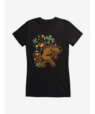 Flash Deal Scooby-Doo Dancing Skeletons Girls T-Shirt $9.56 T-Shirts