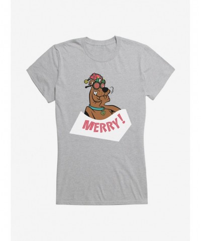 Absolute Discount Scooby-Doo Merry! Girls T-Shirt $8.57 T-Shirts