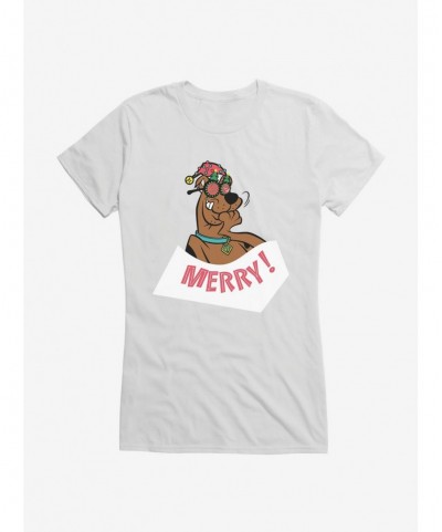 Absolute Discount Scooby-Doo Merry! Girls T-Shirt $8.57 T-Shirts