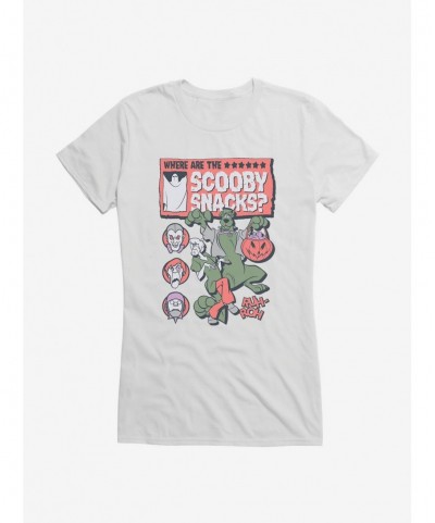 Premium Scooby-Doo Where Are The Scooby Snacks Girls T-Shirt $6.97 T-Shirts