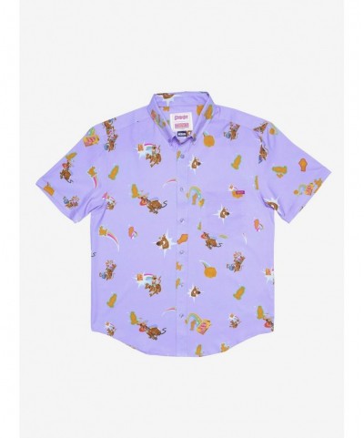 Unique RSVLTS Scooby-Doo! "Scooby Snacks" KUNUFLEX Short Sleeve Shirt $29.07 Others