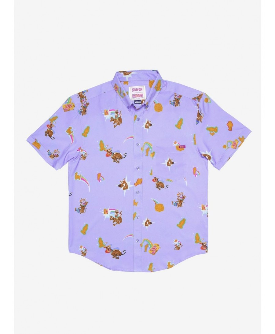 Unique RSVLTS Scooby-Doo! "Scooby Snacks" KUNUFLEX Short Sleeve Shirt $29.07 Others