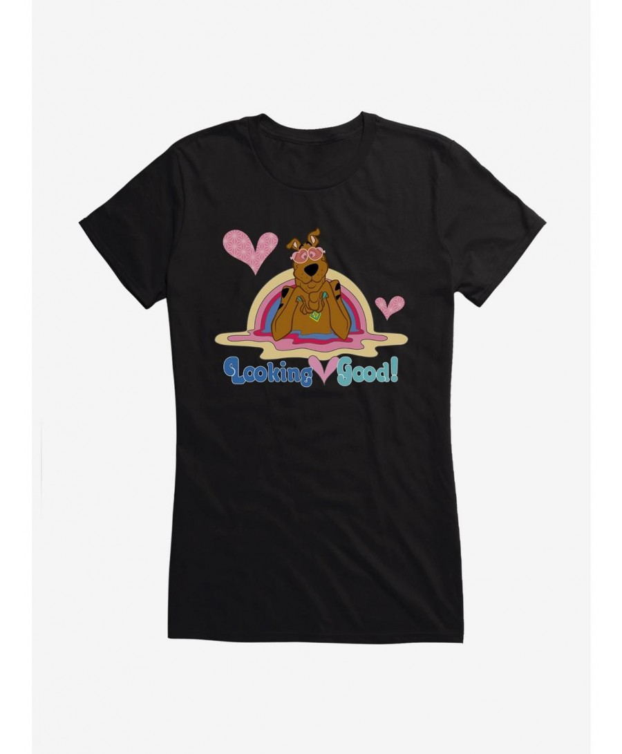 Festival Price Scooby-Doo Valentines Looking Good! Girls T-Shirt $9.16 T-Shirts