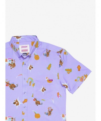 Unique RSVLTS Scooby-Doo! "Scooby Snacks" KUNUFLEX Short Sleeve Shirt $29.07 Others