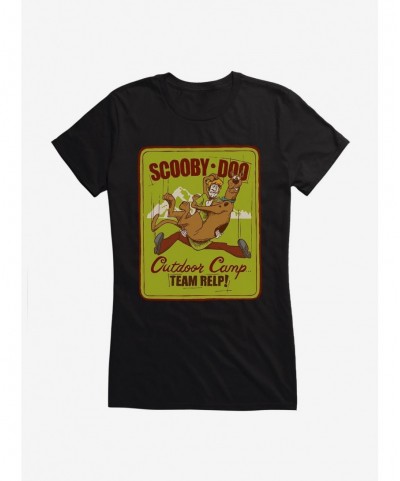 Unique Scooby-Doo Outdoor Camp Team Relp Girls T-Shirt $8.76 T-Shirts