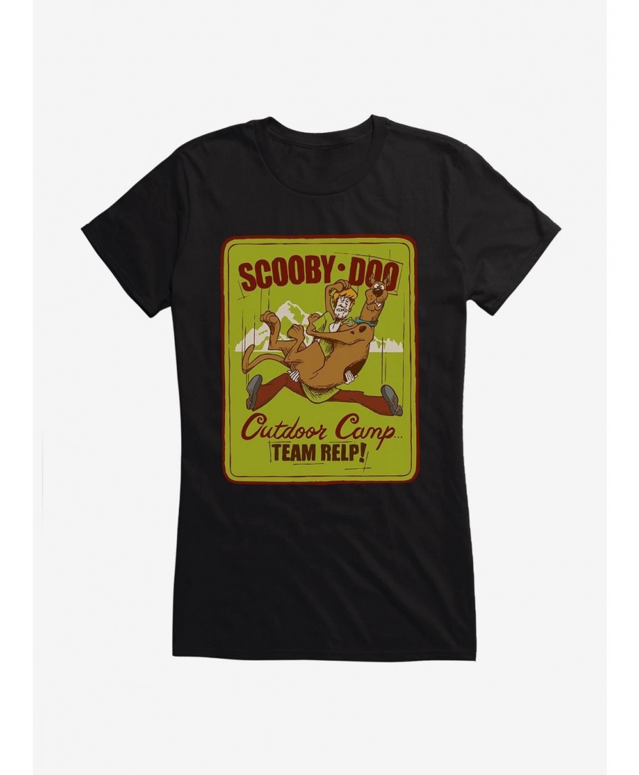 Unique Scooby-Doo Outdoor Camp Team Relp Girls T-Shirt $8.76 T-Shirts