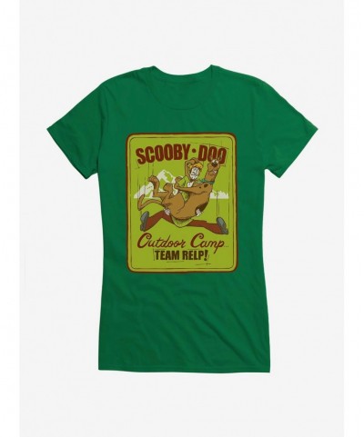 Unique Scooby-Doo Outdoor Camp Team Relp Girls T-Shirt $8.76 T-Shirts