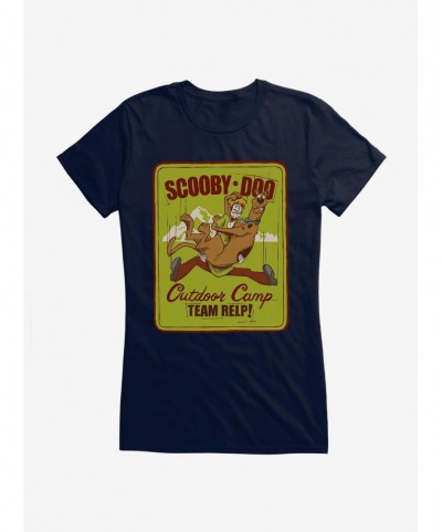 Unique Scooby-Doo Outdoor Camp Team Relp Girls T-Shirt $8.76 T-Shirts