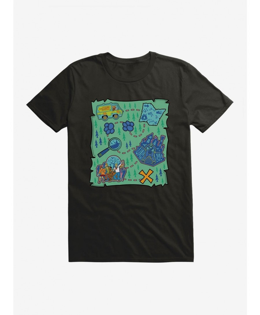 Value Item Scooby-Doo Map It Out Gang T-Shirt $8.22 T-Shirts