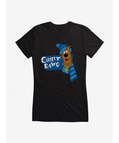 Seasonal Sale Scooby-Doo Chilly Dawg Girls T-Shirt $8.76 T-Shirts