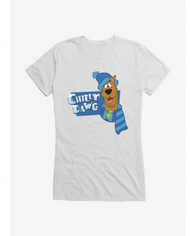 Seasonal Sale Scooby-Doo Chilly Dawg Girls T-Shirt $8.76 T-Shirts