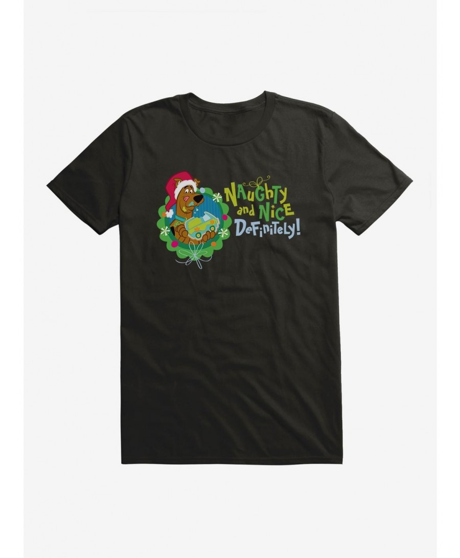 New Arrival Scooby-Doo Naughty And Nice Definitely T-Shirt $8.60 T-Shirts