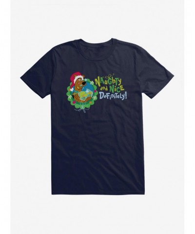 New Arrival Scooby-Doo Naughty And Nice Definitely T-Shirt $8.60 T-Shirts