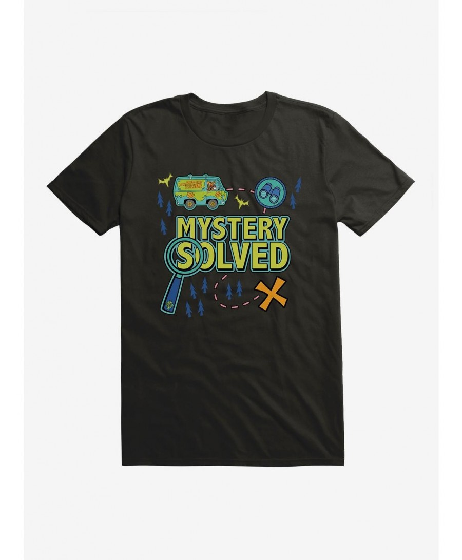 Flash Sale Scooby-Doo Mystery Solved Map T-Shirt $9.56 T-Shirts