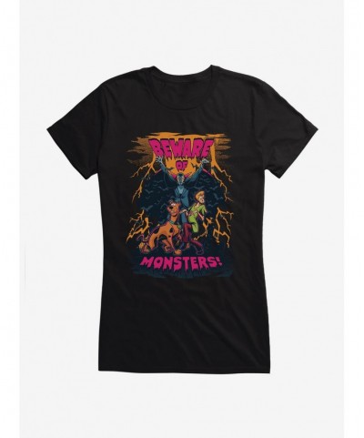 Crazy Deals Scooby-Doo Beware Of Vampire Monsters! Shaggy And Scooby Girls T-Shirt $8.57 T-Shirts