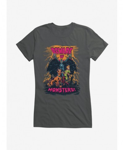 Crazy Deals Scooby-Doo Beware Of Vampire Monsters! Shaggy And Scooby Girls T-Shirt $8.57 T-Shirts