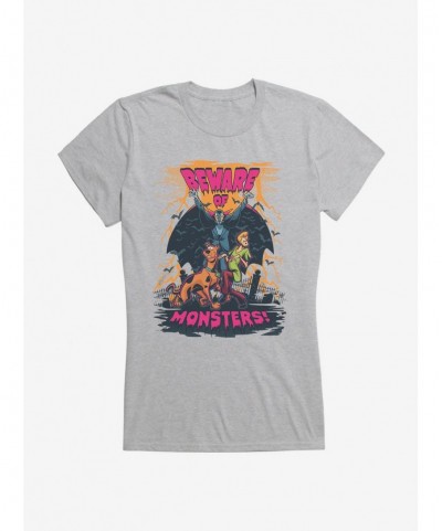 Crazy Deals Scooby-Doo Beware Of Vampire Monsters! Shaggy And Scooby Girls T-Shirt $8.57 T-Shirts