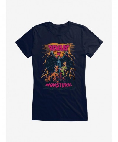 Crazy Deals Scooby-Doo Beware Of Vampire Monsters! Shaggy And Scooby Girls T-Shirt $8.57 T-Shirts