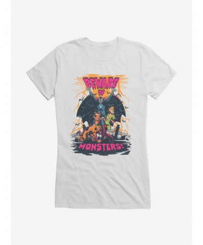 Crazy Deals Scooby-Doo Beware Of Vampire Monsters! Shaggy And Scooby Girls T-Shirt $8.57 T-Shirts