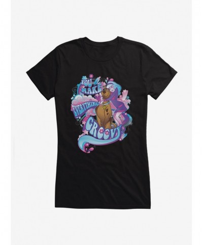 Value Item Scooby-Doo You Make Everything Groovy Girls T-Shirt $7.37 T-Shirts