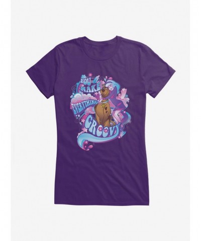 Value Item Scooby-Doo You Make Everything Groovy Girls T-Shirt $7.37 T-Shirts