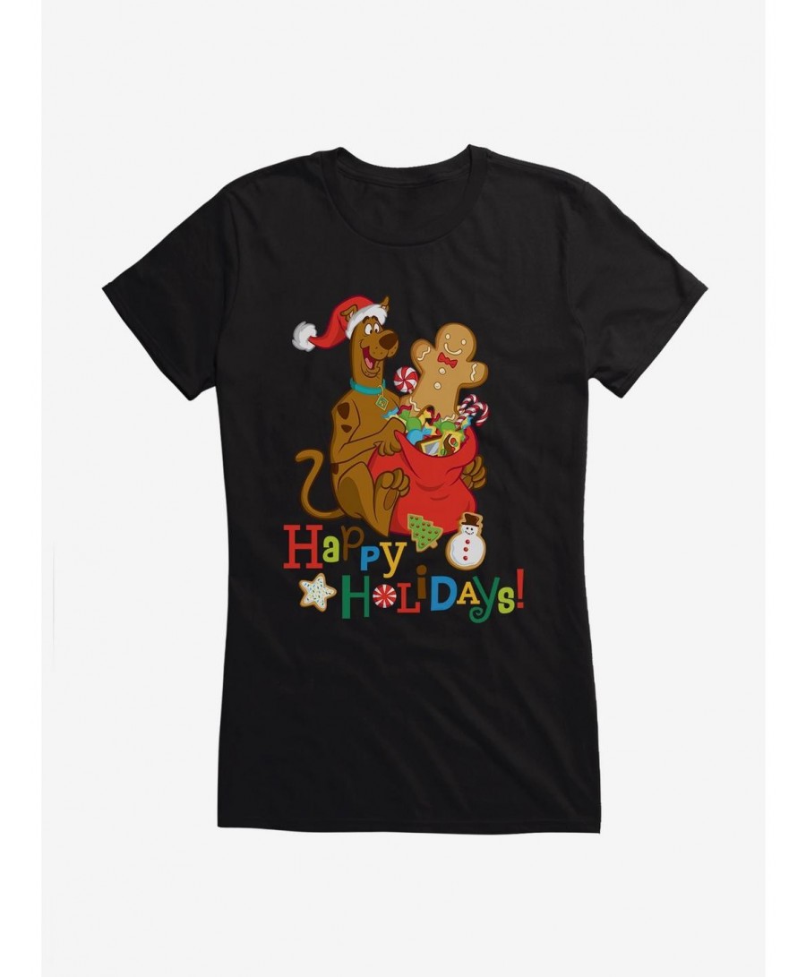 Flash Sale Scooby-Doo Gingerbread Outta The Bag Girls T-Shirt $6.18 T-Shirts