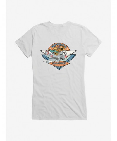 Flash Deal Scooby-Doo Hot Dog Squadron Airplane Girls T-Shirt $6.37 T-Shirts