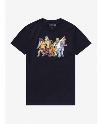 Pre-sale Scooby-Doo! Gang Line-Up T-Shirt $10.28 T-Shirts