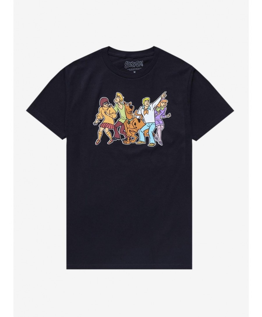 Pre-sale Scooby-Doo! Gang Line-Up T-Shirt $10.28 T-Shirts