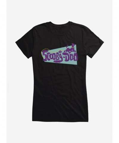 Unique Scooby-Doo Retro Logo Girls T-Shirt $9.76 T-Shirts