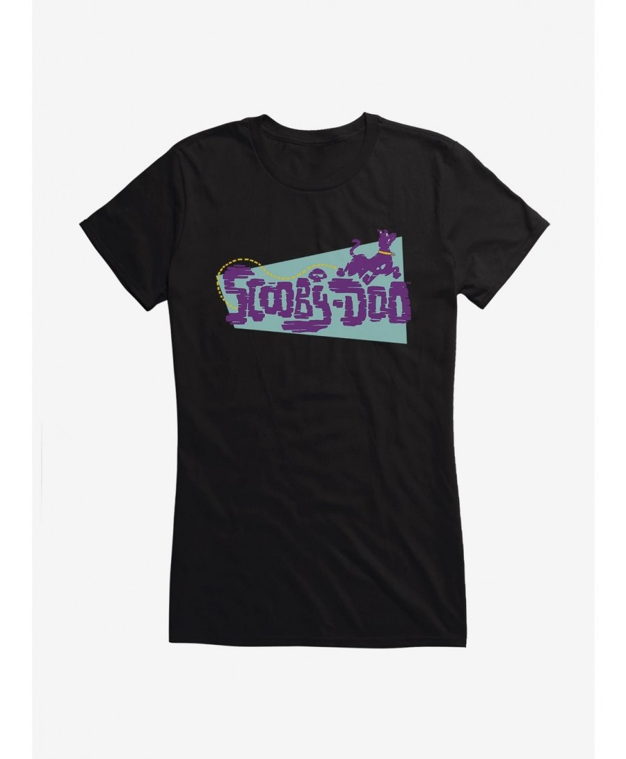 Unique Scooby-Doo Retro Logo Girls T-Shirt $9.76 T-Shirts